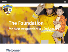 Tablet Screenshot of firefightersfirstresponders.org